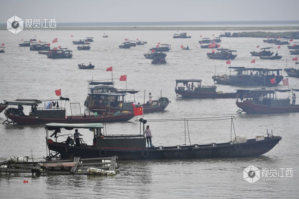 百舸入鄱 千帆竞发  聚焦鄱阳湖开湖盛景