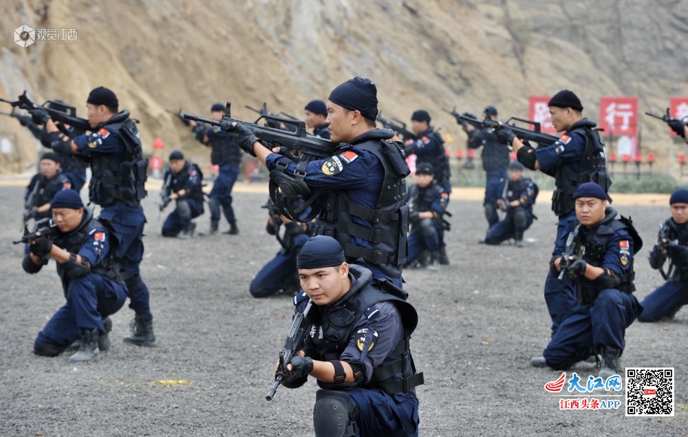 号令一出，动若风发！江西全警实战大练兵场面超燃