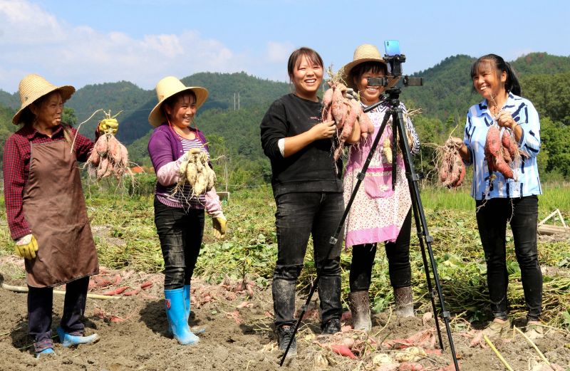 江西遂川：“乡村网红”带货助力农产品走出大山