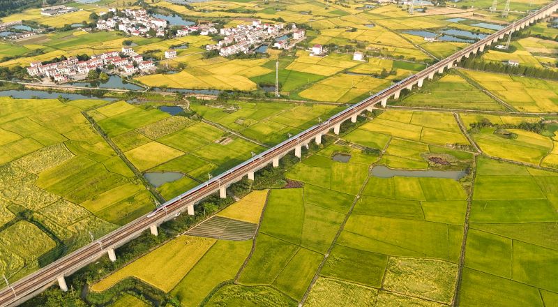 万里铁道线 沿途风景美