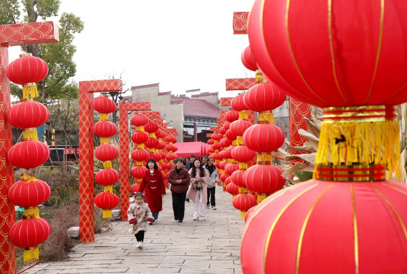 江西分宜：古村年味浓